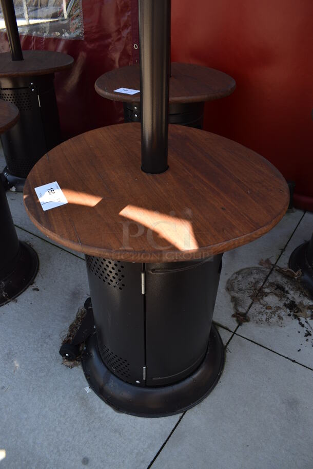 Hampton Bay Model HD10 Metal Floor Style Propane Gas Powered Outdoor Patio Heater. 38,200 BTU. 32x32x94 - Image 4 of 5