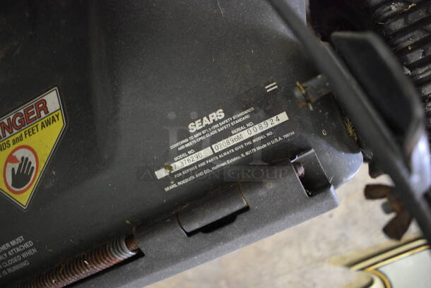 Sears Model 376290 Metal One Pull Start Push Lawnmower. Working Condition Is Unknown. 23x34x41. (basement) - Image 5 of 5