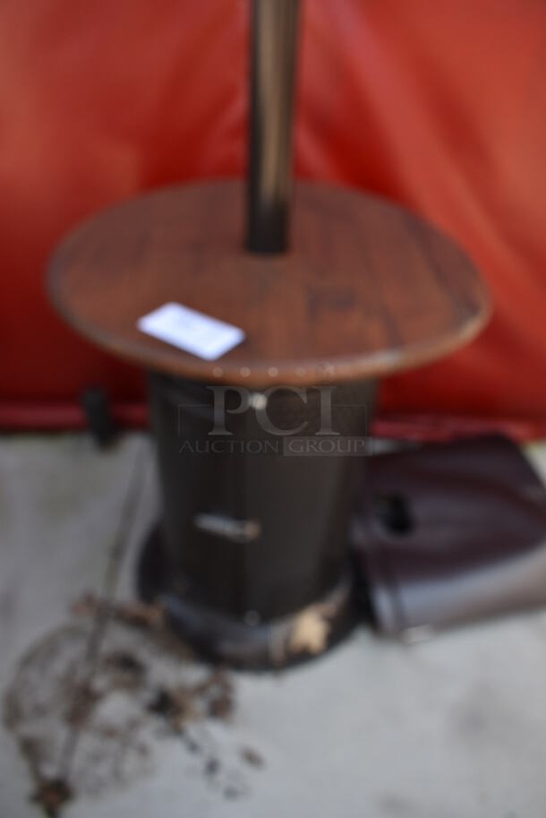 Hampton Bay Model HD10 Metal Floor Style Propane Gas Powered Outdoor Patio Heater. 38,200 BTU. 32x32x94 - Image 2 of 7