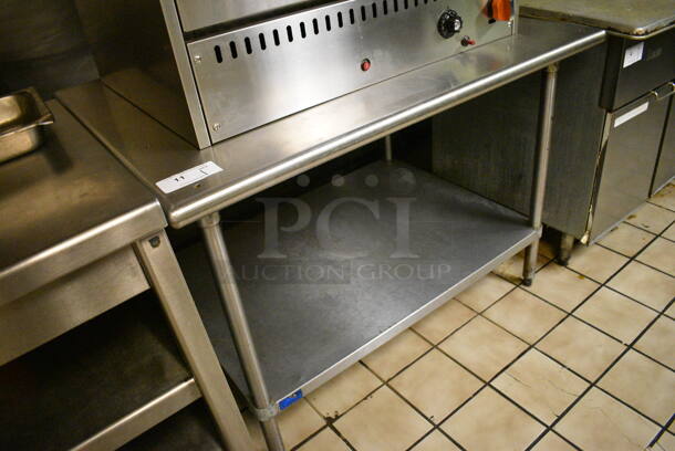 Stainless Steel Table w/ Under Shelf. 48x36x34. (kitchen) - Image 4 of 7