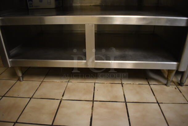 Sterling Stainless Steel Table w/ Under Shelves. 48x31x35 - Image 5 of 5