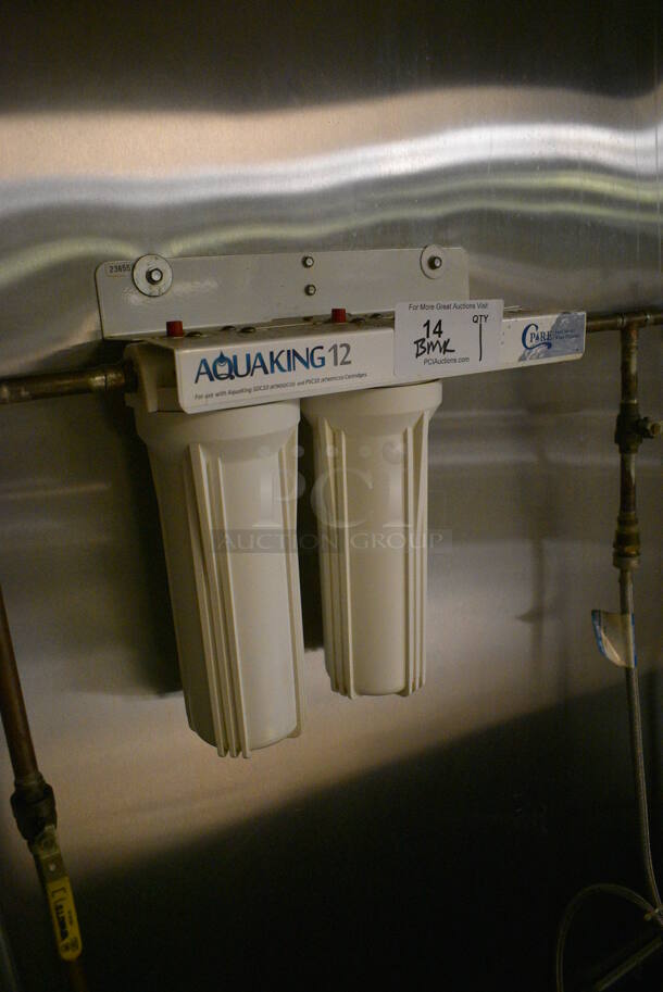 Aquaking 12 Cpore Wall Mount Water Filter. BUYER MUST REMOVE. 14x6x14. (kitchen) - Image 2 of 4