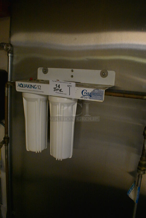 Aquaking 12 Cpore Wall Mount Water Filter. BUYER MUST REMOVE. 14x6x14. (kitchen) - Image 3 of 4