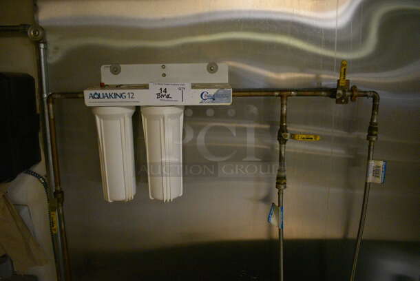 Aquaking 12 Cpore Wall Mount Water Filter. BUYER MUST REMOVE. 14x6x14. (kitchen) - Image 4 of 4