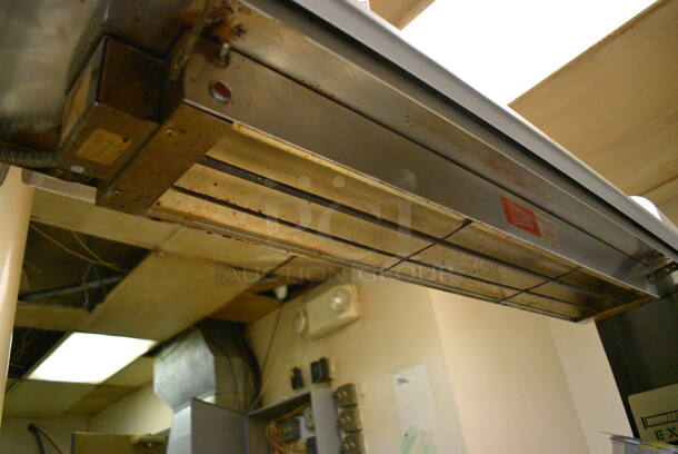 Stainless Steel Commercial Table w/ Cecilware Heat Strip, Back Splash, Can Opener in Mount, Dual Over Shelf and Under Shelf. Does Not Come w/ Contents. BUYER MUST REMOVE. 72x30x61. (kitchen) - Image 7 of 10