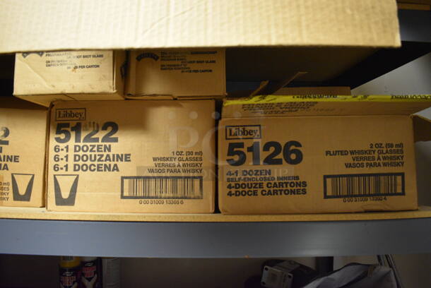 ALL ONE MONEY! Room Lot of Various Shelving and Contents Including Glassware, Computer Towers For Parts, Spools of Wire, Cleaner and Metal Cabinet. BUYER MUST REMOVE. (basement) - Image 9 of 12