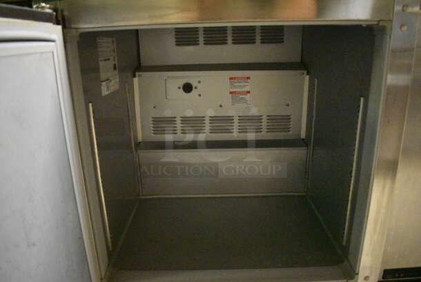 Beverage Air Model UCF27A-24 Stainless Steel Commercial Single Door Undercounter Freezer on Commercial Casters. 115 Volts, 1 Phase. 27x30.5x34.5. Tested and Working! (kitchen) - Image 4 of 7