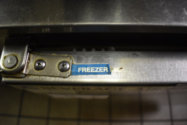 Beverage Air Model UCF27A-24 Stainless Steel Commercial Single Door Undercounter Freezer on Commercial Casters. 115 Volts, 1 Phase. 27x30.5x34.5. Tested and Working! (kitchen) - Image 6 of 7