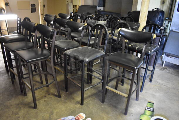 ALL ONE MONEY! Lot of 29 Various Bar Height Chairs. BUYER MUST REMOVE. Includes 18x18x44. (basement) - Image 2 of 3