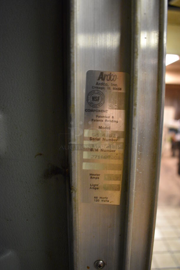 Delfield Model GM 4757 Stainless Steel Commercial 2 Door Reach In Cooler Merchandiser. 115 Volts, 1 Phase. 51x33x80. Tested and Working! (kitchen) - Image 8 of 8