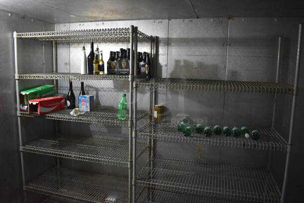 Hobart 11.5'x11.5'x7.5' Walk In Cooler Box w/ Floor, Condenser and Compressor (that is located on the roof). BUYER MUST REMOVE. (kitchen) - Image 10 of 12