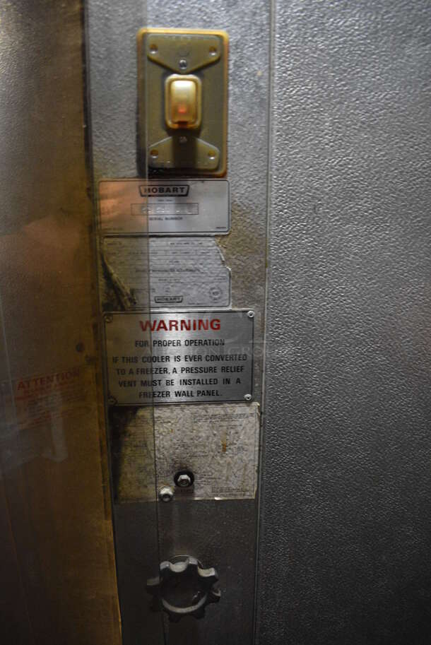 Hobart 11.5'x11.5'x7.5' Walk In Cooler Box w/ Floor, Condenser and Compressor (that is located on the roof). BUYER MUST REMOVE. (kitchen) - Image 11 of 12