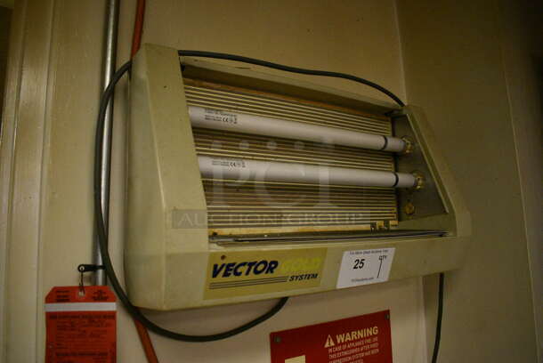 Vector Gold System Metal Wall Mount Bug Zapper. Item Was in Working Condition on Last Day of Business. 21.5x5x12. (kitchen) - Image 2 of 6