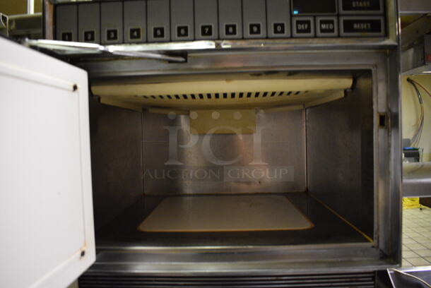 Amana Radarange Model RC/20SE Stainless Steel Commercial Countertop Microwave Oven. Item Was in Working Condition on Last Day of Business. 18x23x18. (kitchen) - Image 5 of 9