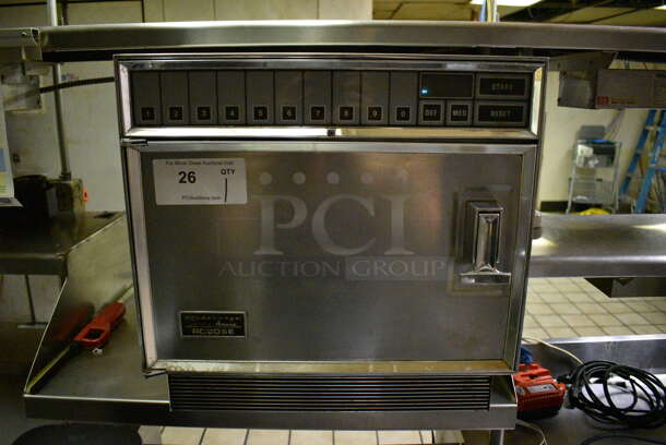 Amana Radarange Model RC/20SE Stainless Steel Commercial Countertop Microwave Oven. Item Was in Working Condition on Last Day of Business. 18x23x18. (kitchen) - Image 7 of 9