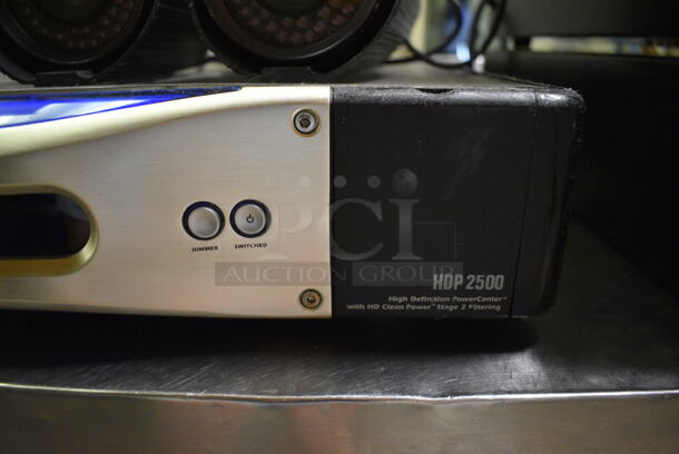 Monster Power HDP-2500 High Definition PowerCenter and 2 Day and Night DSP Color Cameras. 17x12x4. (kitchen) - Image 5 of 7