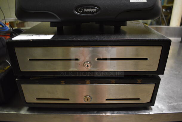 Radiant 15" POS Monitor w/ 2 Metal Cash Drawers. (kitchen) - Image 3 of 6