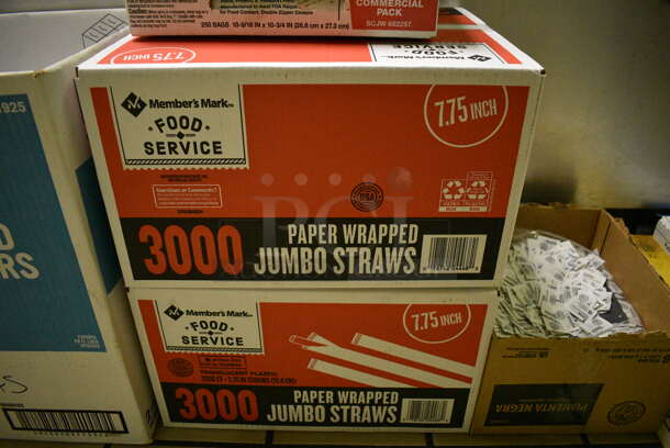 ALL ONE MONEY! Lot of Various Paper Products Including Straws, Bags, Pepper and Plastic Wrap. (kitchen) - Image 5 of 9