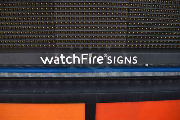 Fat Daddy's Metal Outdoor Light Up Sign. Most LED Message Center Light Bulbs Are Burnt Out. BUYER MUST REMOVE. 118x32x120. (outside) - Image 3 of 8