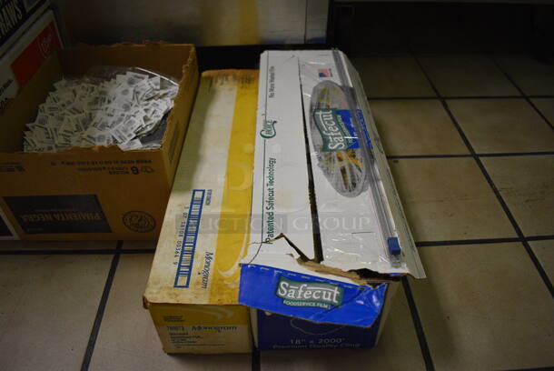 ALL ONE MONEY! Lot of Various Paper Products Including Straws, Bags, Pepper and Plastic Wrap. (kitchen) - Image 7 of 9