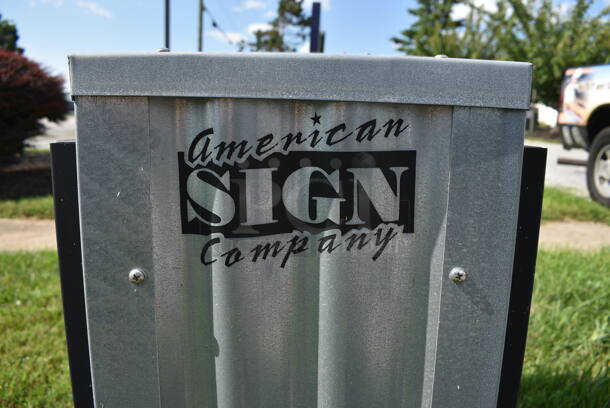 American Sign Company Fat Daddy's Metal Outdoor Sign. BUYER MUST REMOVE. 40x14x40. (outside) - Image 7 of 7