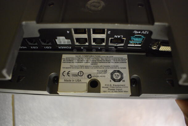 ALL ONE MONEY! Lot of NCR 15" POS Monitor and Epson Model M129H Receipt Printer. (kitchen) - Image 7 of 7