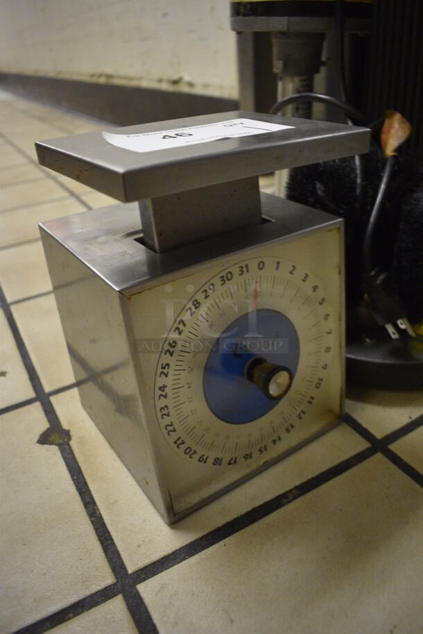 Edlund Metal Countertop Food Portioning Scale. 6.5x6.5x9. (dishwasher area) - Image 2 of 4