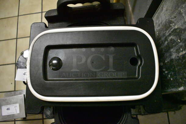 Cater Gator Model 215BEVDP5 Black Poly Insulated Beverage Holder Dispenser. 10x17x26. (dishwasher area) - Image 5 of 7