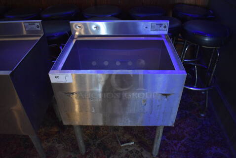 Krowne Model 18-24 Stainless Steel Commercial Ice Bin. 24x18.5x33. (bar)