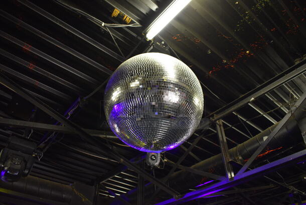 Disco Ball. BUYER MUST REMOVE. 16x16x16. (upstairs) - Image 1 of 3
