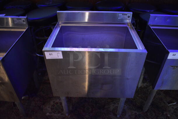 Krowne Model 18-24-7 Stainless Steel Commercial Ice Bin w/ Cold Plate. 24x18.5x33. (bar)