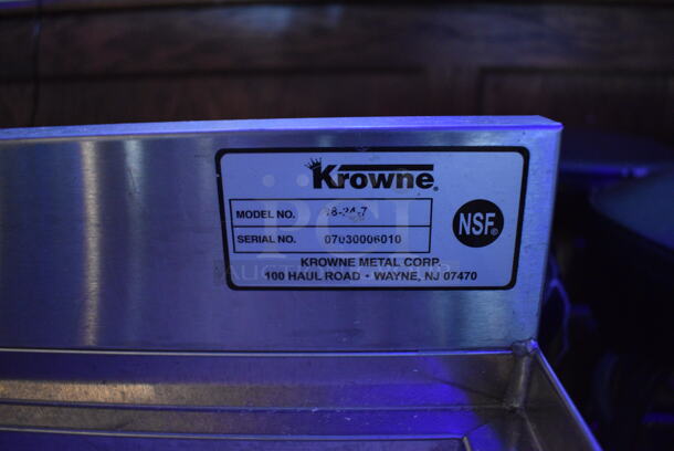 Krowne Model 18-24-7 Stainless Steel Commercial Ice Bin w/ Cold Plate. 24x18.5x33. (bar) - Image 5 of 6