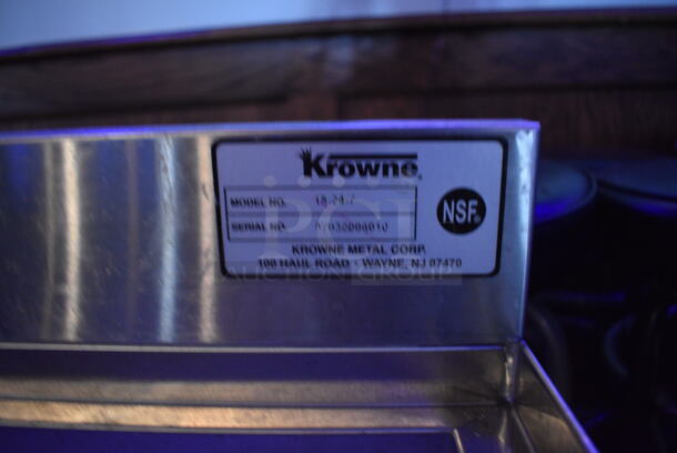 Krowne Model 18-24-7 Stainless Steel Commercial Ice Bin w/ Cold Plate. 24x18.5x33. (bar) - Image 3 of 6