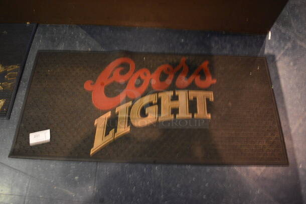 Coors Light Floor Mat. 53x25. (upstairs)