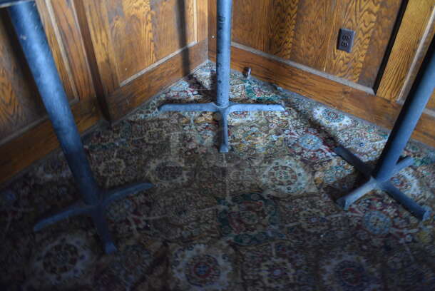 3 Round Bar Height Tables on Metal Table Base. 36x36x42. 3 Times Your Bid! (bar) - Image 5 of 6