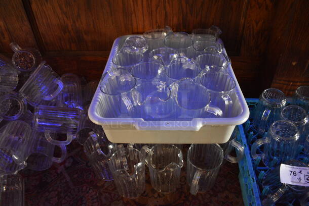 ALL ONE MONEY! Lot of Approximately 135 Clear Poly Pitchers. Includes 6x4x7. (bar) - Image 3 of 7