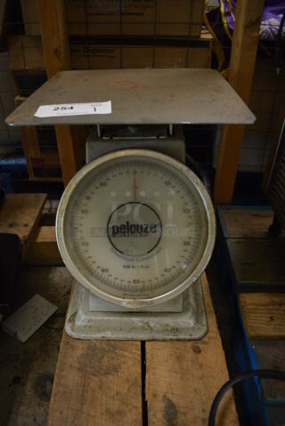 Pelouze Heavy Duty 100 Pound Capacity Food Portioning Scale. 13x13x14. (basement)