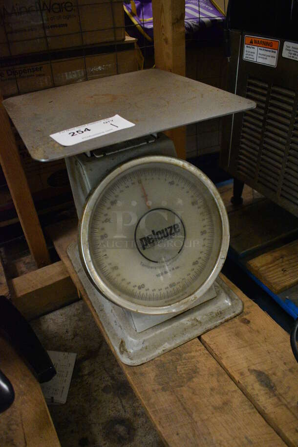 Pelouze Heavy Duty 100 Pound Capacity Food Portioning Scale. 13x13x14. (basement) - Image 3 of 4