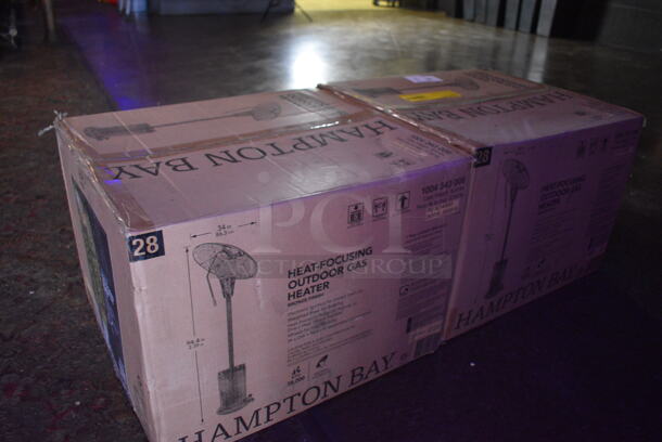 2 BRAND NEW IN BOX! Hampton Bay Outdoor Patio Gas Heater. 2 Times Your Bid! (bar) - Image 4 of 5