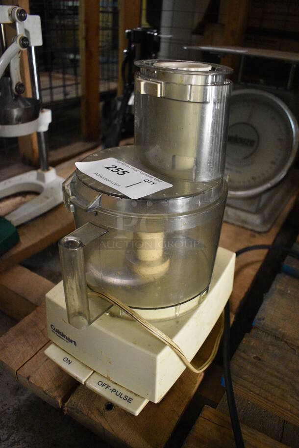 Cuisinart Metal Countertop Food Processor w/ S Blade. 7x10x14. (basement) - Image 2 of 5