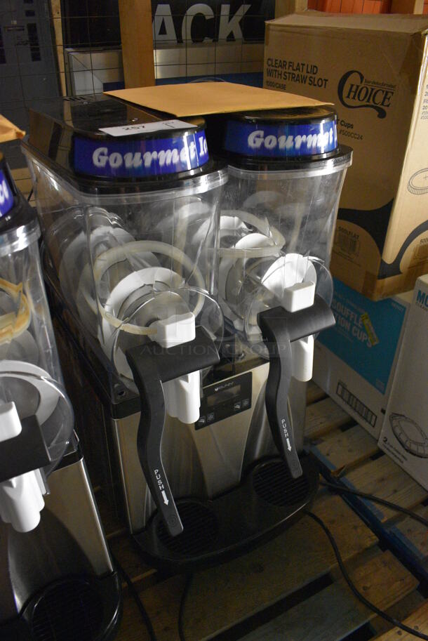 2019 Bunn Model ULTRA-2 Stainless Steel Commercial Countertop 2 Hopper Slushie Machine. Item Was in Working Condition on Last Day of Business. 120 Volts, 1 Phase. 15x25x32. (basement) - Image 2 of 5