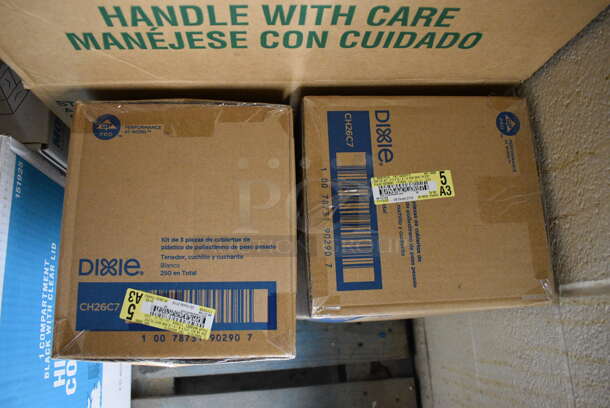 PALLET LOT of Metal CO2 Tank and Paper Products Including Lids and Containers. BUYER MUST REMOVE. (basement) - Image 5 of 6