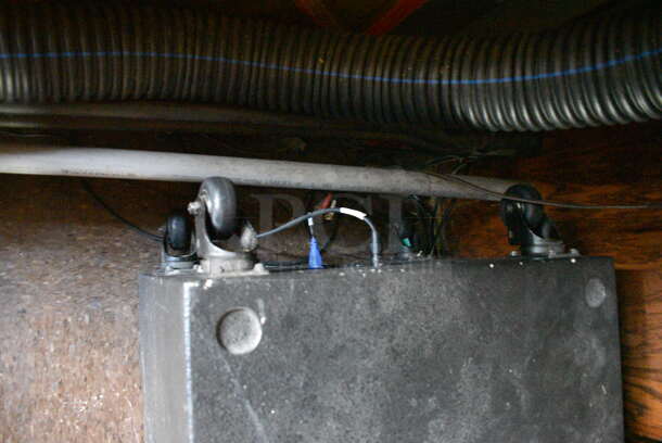 QSC KW Series Speaker on Commercial Casters. 24x28x20.5. (bar) - Image 6 of 6