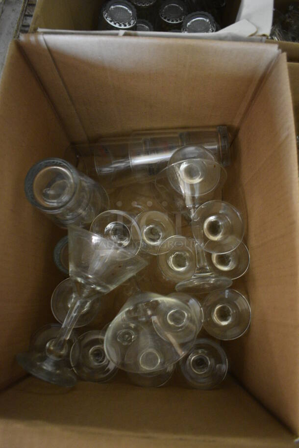 PALLET LOT of Various Glasses Including Beverage and Stemmed. Includes 4x4x6.5. BUYER MUST REMOVE. (basement) - Image 2 of 5