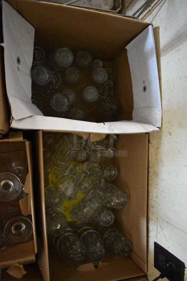 PALLET LOT of Various Glasses Including Beverage and Stemmed. Includes 4x4x6.5. BUYER MUST REMOVE. (basement) - Image 4 of 5