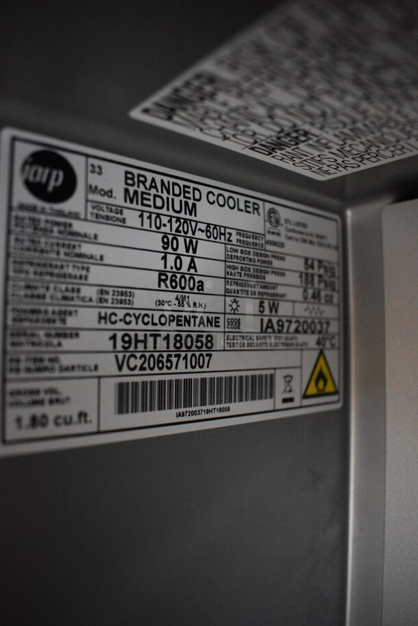 BRAND NEW IN BOX! Red Bull Model Medium Metal Commercial Countertop Mini Cooler Merchandiser. 110-120 Volts, 1 Phase. 16x16x24. (basement) - Image 5 of 6