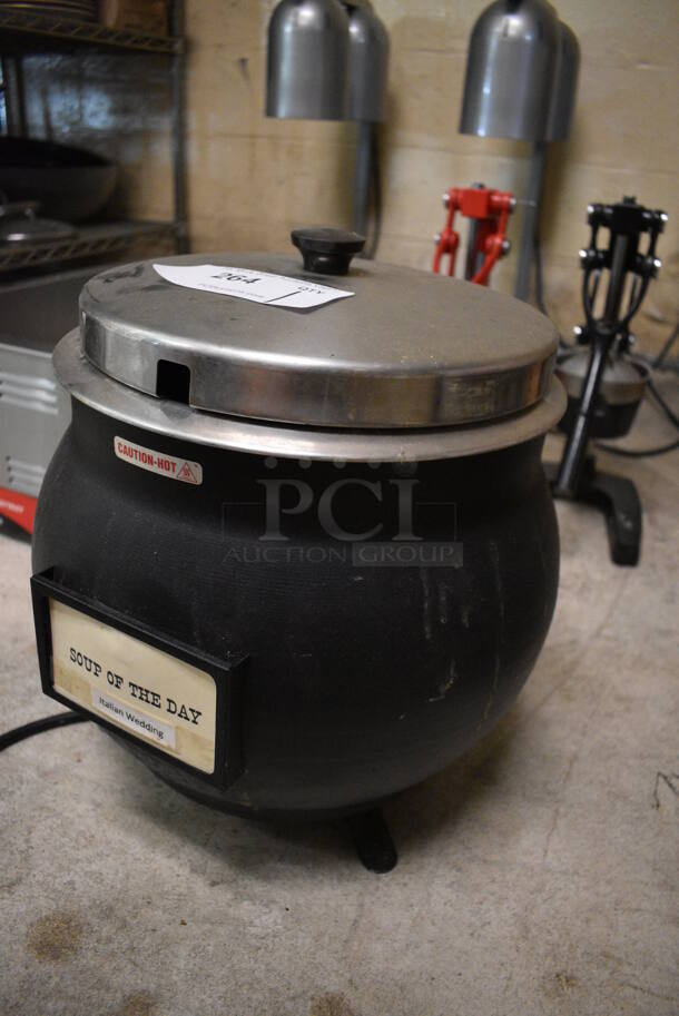 Server Model KS Metal Commercial Countertop Soup Kettle Food Warmer. 120 Volts, 1 Phase. 13x13x15. (basement) - Image 2 of 4