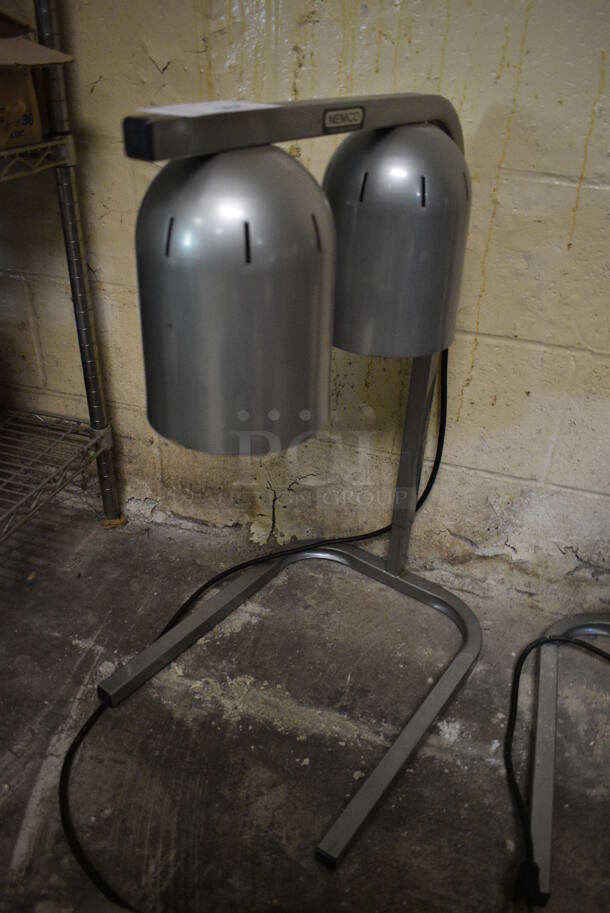 Nemco Model 6000A-2 215 Metal Commercial Countertop 2 Head Warming Lamp. 120 Volts, 1 Phase. 14x18x27. (basement) - Image 1 of 4