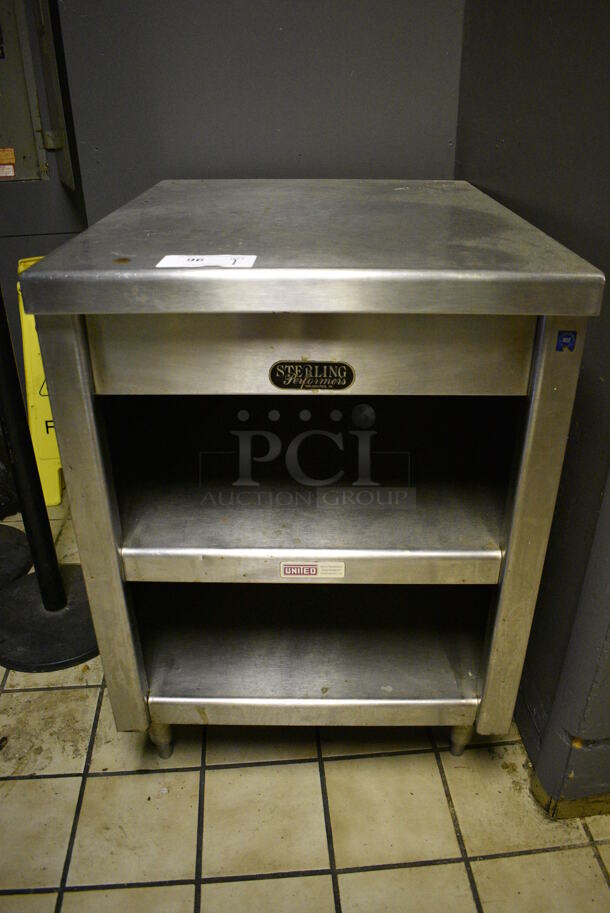 Sterling Stainless Steel Counter w/ 2 Under Shelves. 24x31x35. (bar) - Image 2 of 4