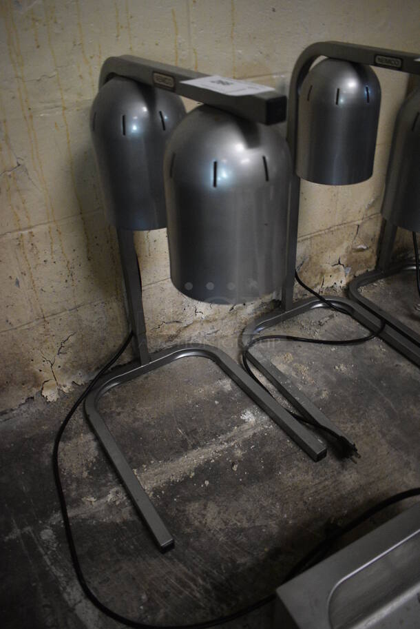 Nemco Model 6000A-2 215 Metal Commercial Countertop 2 Head Warming Lamp. 120 Volts, 1 Phase. 14x18x27. (basement) - Image 3 of 4